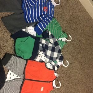 Little baby boys carters outfits 9 months